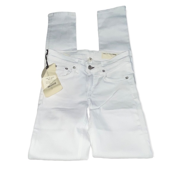 NEW! Rag & Bone Skinny White Jeans - size 25 -$199+ retail NWT! - Picture 8 of 10
